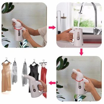 110V 220V New Mini Steam Iron Handheld dry Cleaning Brush Portable Steamers Clothes - Image 2