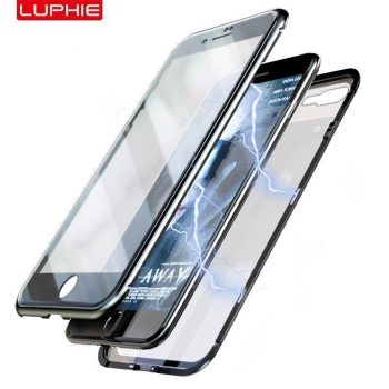 Magnetic Adsorption Transparent Tempered Glass Two Side Glass Case - Image 7