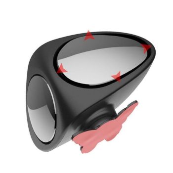 2 in 1 Car Blind Spot Mirror, 360 Degree Rotate Adjustable Stick-on Convex Rear View Mirror - Image 4