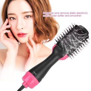 Multi-functional Styling Straightening Curling Dryer & Volumizer Rotating Hair Brush - Image 3