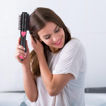 Multi-functional Styling Straightening Curling Dryer & Volumizer Rotating Hair Brush - Image 5