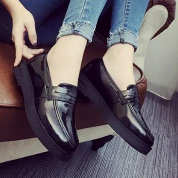 High Quality Women oxfords Flats Platform shoes - Image 7
