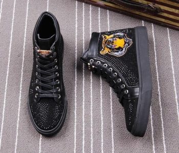 Trendy Men's Designer Rhinestone embroidery Loafers