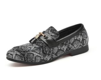 Men British pointed gentlemen serpentine tassels Shoes - Image 6