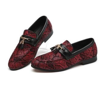 Men British pointed gentlemen serpentine tassels Shoes - Image 5