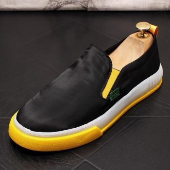 Men Trendy high quality Mixed color flats loafers Casual Shoes - Image 9