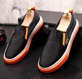 Men Trendy high quality Mixed color flats loafers Casual Shoes - Image 4