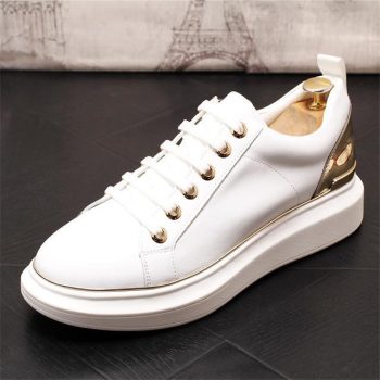 New popular Men's Designer Cute white Shoes