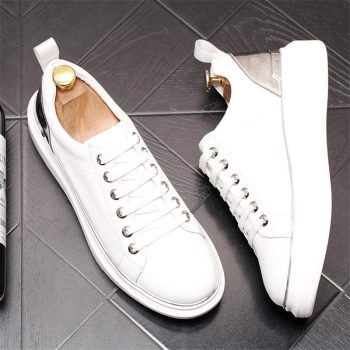 New popular Men's Designer Cute white Shoes - Image 7