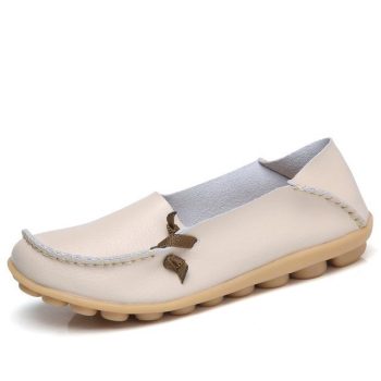 Flats Women Plus Size 34-44 Genuine Leather Shoes - Image 9