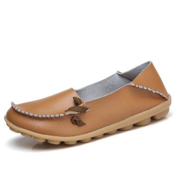 Flats Women Plus Size 34-44 Genuine Leather Shoes - Image 6