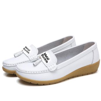 women shoes women flats genuine leather loafers casual ladies shoes - Image 10