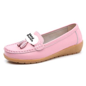 women shoes women flats genuine leather loafers casual ladies shoes - Image 3