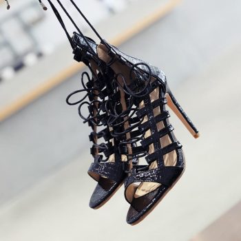 Women Sandals Gladiator High Heels sandals - Image 6