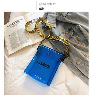 Trendy New Women Jelly Sac Phone Bag Shoulder - Image 35