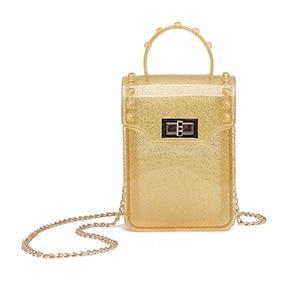 Trendy New Women Jelly Sac Phone Bag Shoulder - Image 23
