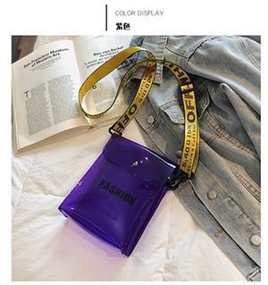 Trendy New Women Jelly Sac Phone Bag Shoulder - Image 32