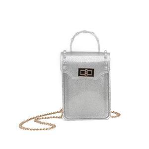 Trendy New Women Jelly Sac Phone Bag Shoulder - Image 20