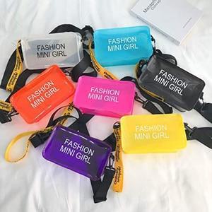 Trendy New Women Jelly Sac Phone Bag Shoulder - Image 42