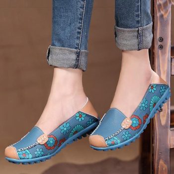 Women Shoes Summer Flowers Women Flats Fashion Women Casual Shoes - Image 2