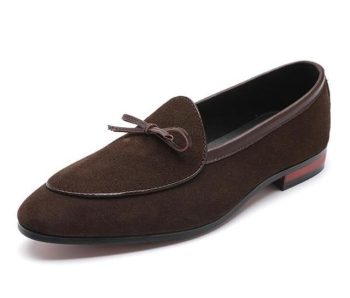 new arrival Men trend suede flats Dress elegance gentleman Shoes - Image 8