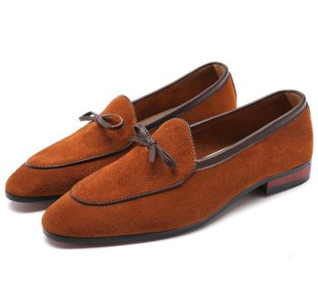 new arrival Men trend suede flats Dress elegance gentleman Shoes - Image 4