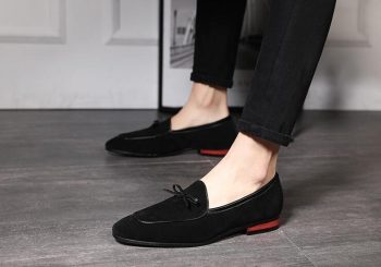 new arrival Men trend suede flats Dress elegance gentleman Shoes - Image 5