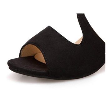 sexy fish mouth hollow Roman sandals - Image 7