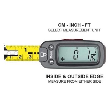 5m Stainless Steel LCD Digital Tape Measure Circumferences Measuring Tape - Image 7