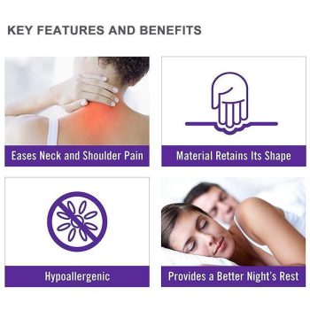Sleep Wellness Orthopedic Side Sleeper Pillow - Image 3