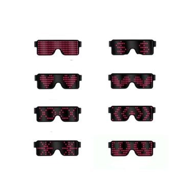 Flash Rechargeable Luminous LED Light Glasses - Image 4