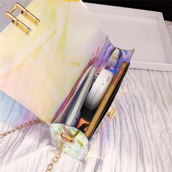 Fashion Women Shoulder Bag Laser Transparent Cross body Bags - Image 6