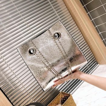 Big Tote Female Bag Burst Crack Chain Shoulder Messenger Bag
