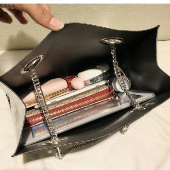 Big Tote Female Bag Burst Crack Chain Shoulder Messenger Bag - Image 4