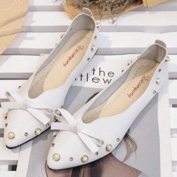 Fashion Women Flat Shoes Ballerina Flats Loafers - Image 2