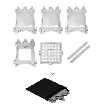 Travel Foladable Titanium Wood Burner - Image 5
