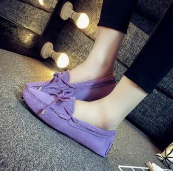 Genuine Leather Women Flat Shoes Casual Loafers - Image 8