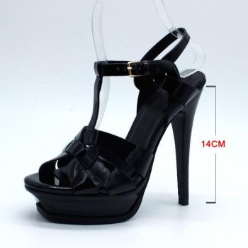 Genuine Leather High Heel Sandals Women Heels - Image 17