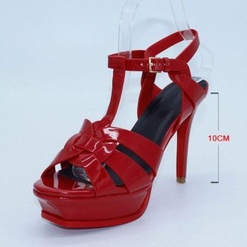 Genuine Leather High Heel Sandals Women Heels - Image 12