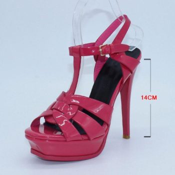 Genuine Leather High Heel Sandals Women Heels - Image 7