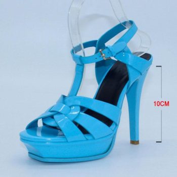Genuine Leather High Heel Sandals Women Heels - Image 9