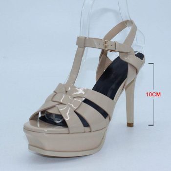 Genuine Leather High Heel Sandals Women Heels - Image 4