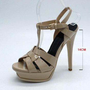 Genuine Leather High Heel Sandals Women Heels - Image 16