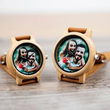 Wooden Couple Watch - Image 4
