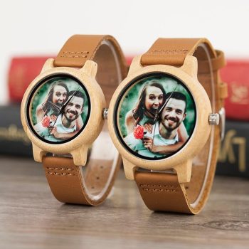 Wooden Couple Watch - Image 5