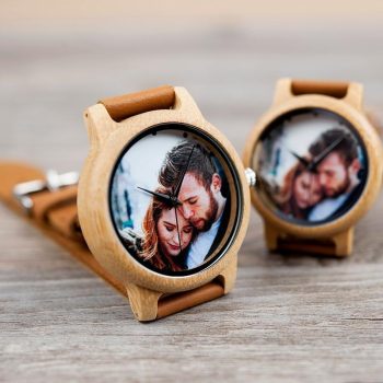 Wooden Couple Watch - Image 3