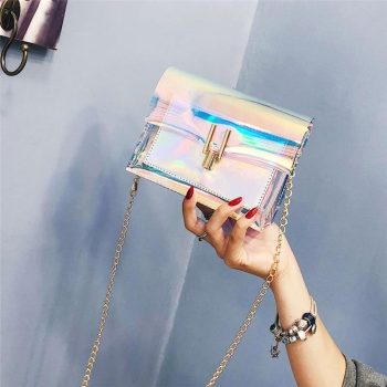 Crossbody Bags for Women Laser Transparent Bags - Image 5