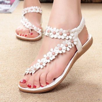 Women Sandals Bling Bowtie Fashion Peep Toe Jelly Shoes Sandal - Image 8