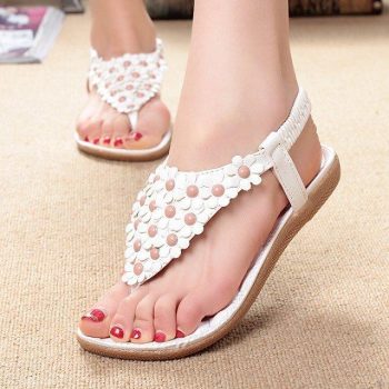 Women Sandals Bling Bowtie Fashion Peep Toe Jelly Shoes Sandal - Image 9
