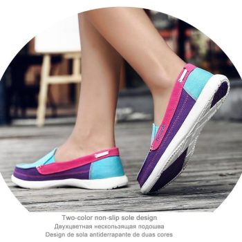 Women Canvas Shoes Woman Ladies Casual Shoes Lady Loafers - Image 5